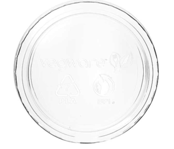 609336 SAV. Vegware Cold Portion Lid (2 - 4 oz) 100PCS