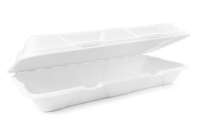 641007 SAV. Vegware Bagasse Clamshell (12 x 6 inch) 2 x 125PCS