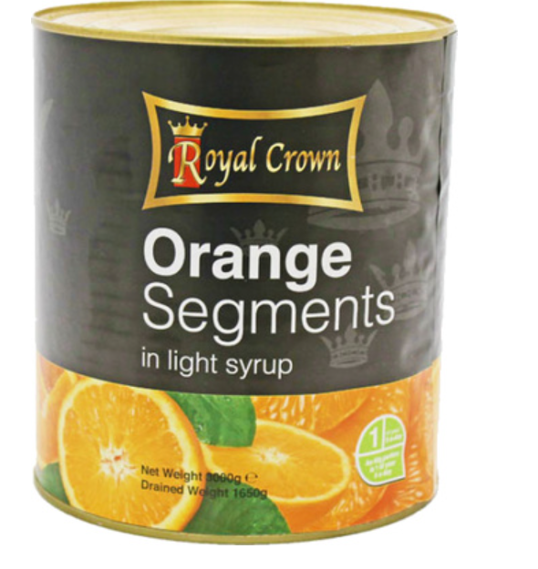 102261 SAV. Royal Crown Orange Segments In Syrup 3KG