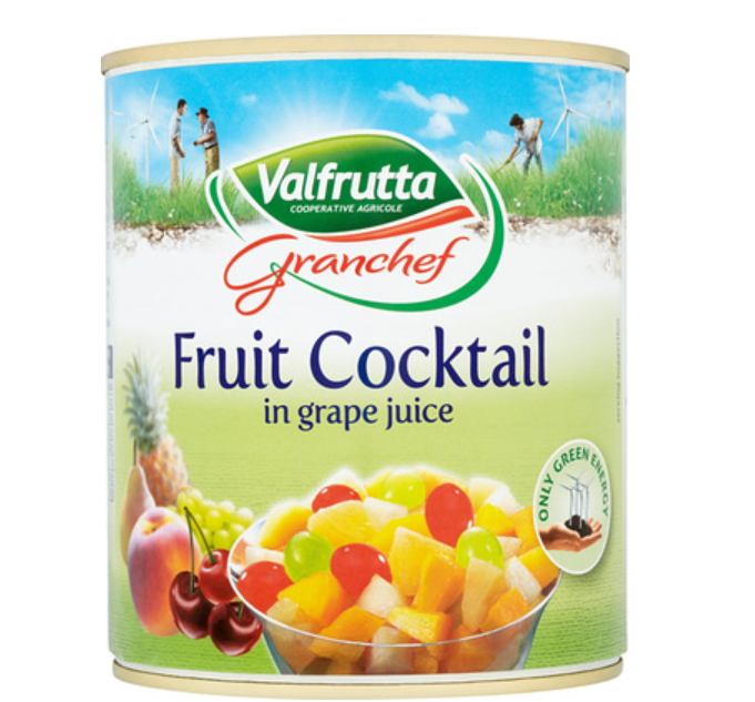102629 SAV. Valfrutta Fruit Cocktail In Juice