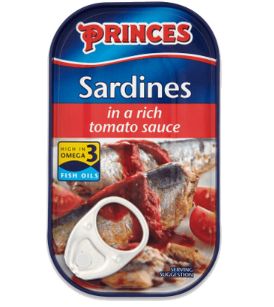 104051 SAV. Princes Sardines In Tomato Sauce 120G