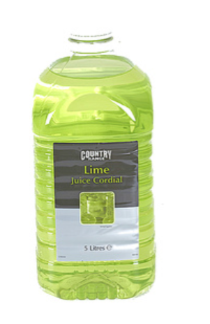 133182 SAV. Country Range Lime Cordial 5LTR