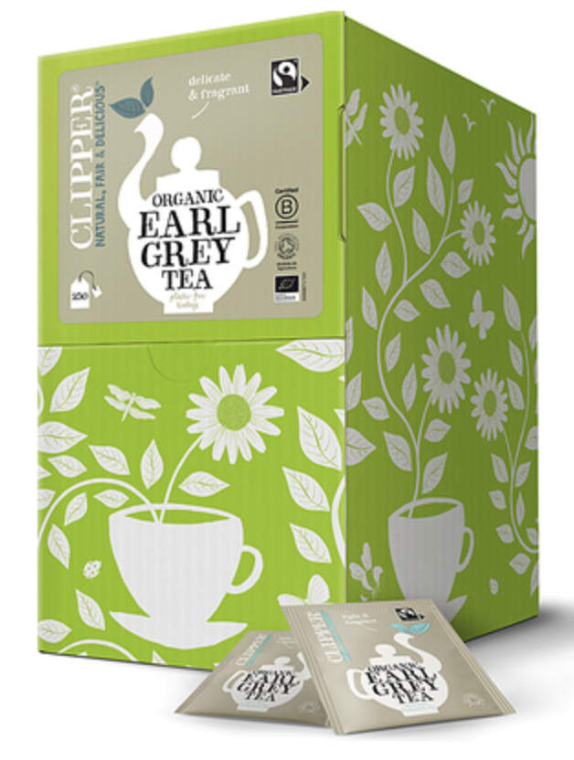143121 SAV. Clipper Organic Fairtrade Earl Grey Tea x250 SGL