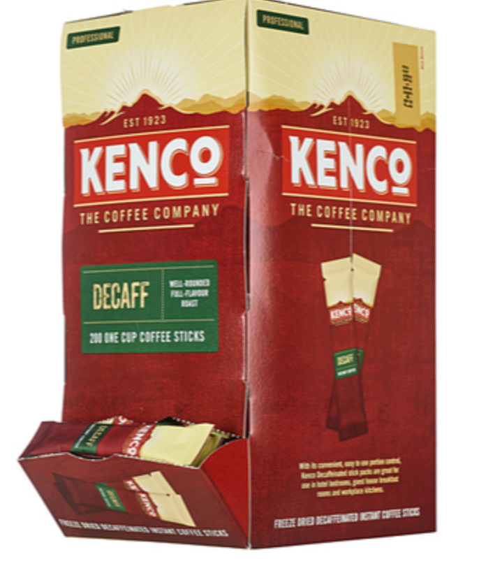 115128 SAV. Kenco Decaf Sticks x200