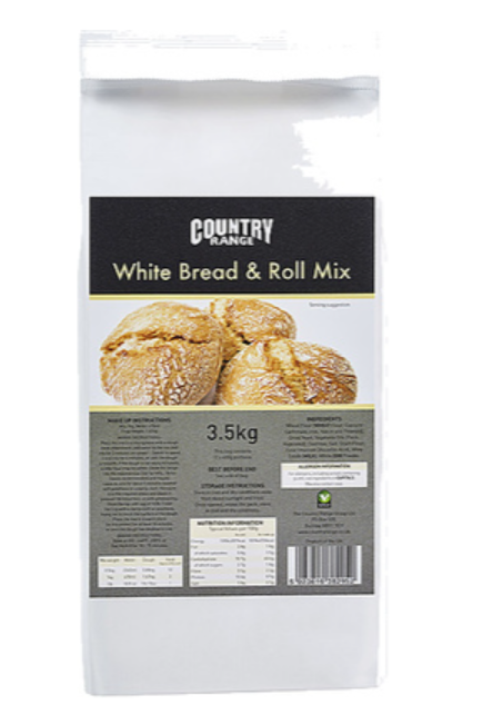 114123 SAV. Country Range White Bread and Roll Mix 3.5KG