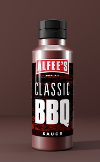 108083 SAV. Alfee's BBQ Sauce 1LTR