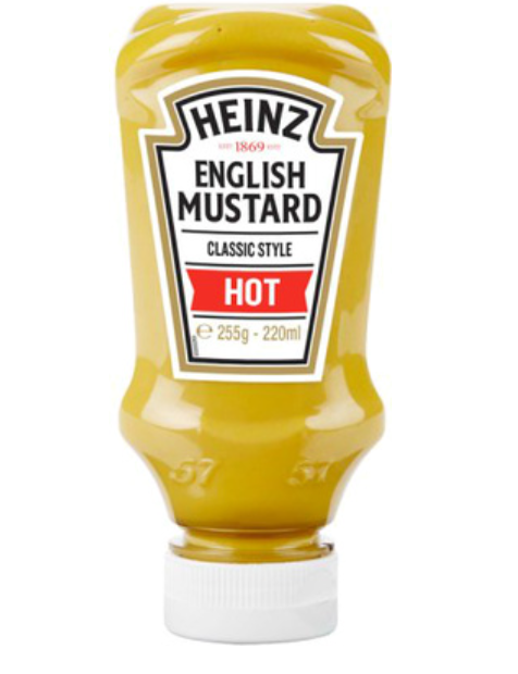 108624 SAV. Heinz Hot English Mustard 220ML
