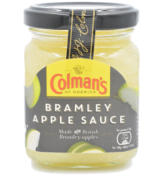 111197 SAV. Colmans Bramley Apple Sauce 8 x 155G