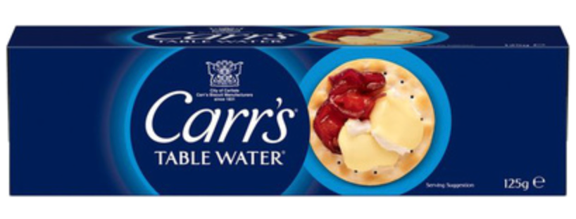 110176 SAV. Carrs Table Water Biscuits 12x125gm