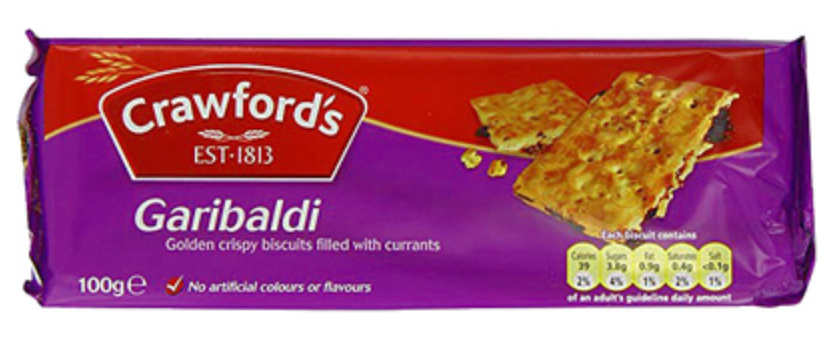 110363 SAV. Crawfords Garibaldi Biscuits 12x100gm