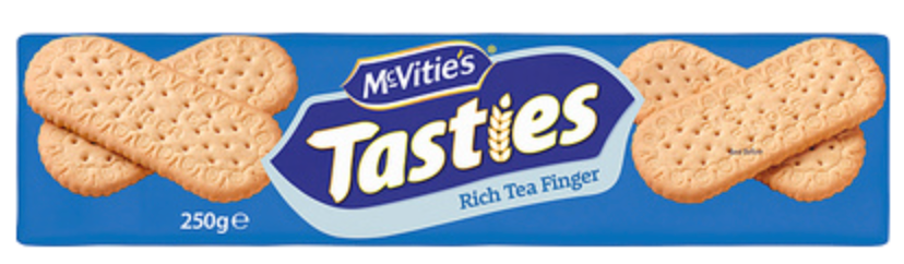110365 SAV. Tasties Rich Tea Fingers 12x50gm