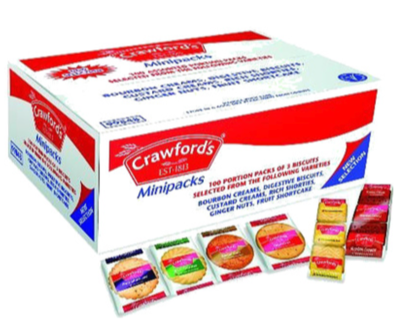 116103 SAV. Crawfords Assorted Minipaks (3 Pack) x100