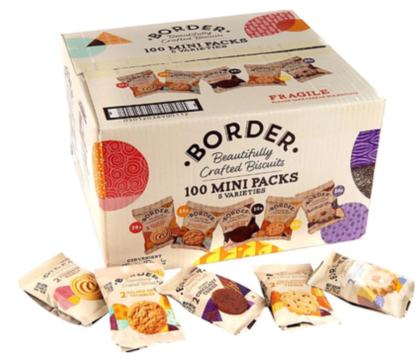 146998 SAV. Border Premium Twin-Pack Biscuit Assortment 5 Varieties x100