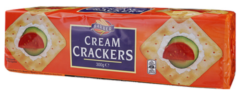 163455 SAV. Barber Cream Crackers 18x300gm