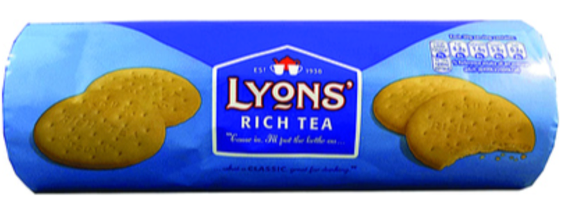 163458 SAV. Lyons Rich Tea Biscuits 18x300gm
