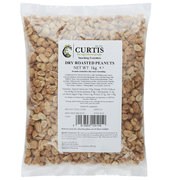 115210 SAV. Snacking Essentials Dry Roasted Peanuts 1KG