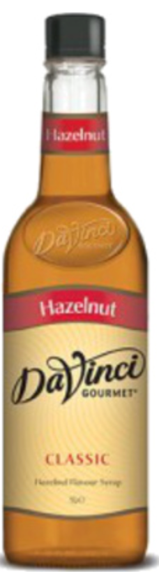 114390 SAV. Da Vinci Hazelnut Syrup 1 litre