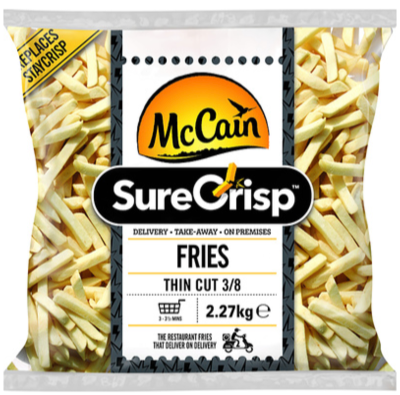 316698 SAV McCain Thin Fries 3/8 - 4x2.27k
