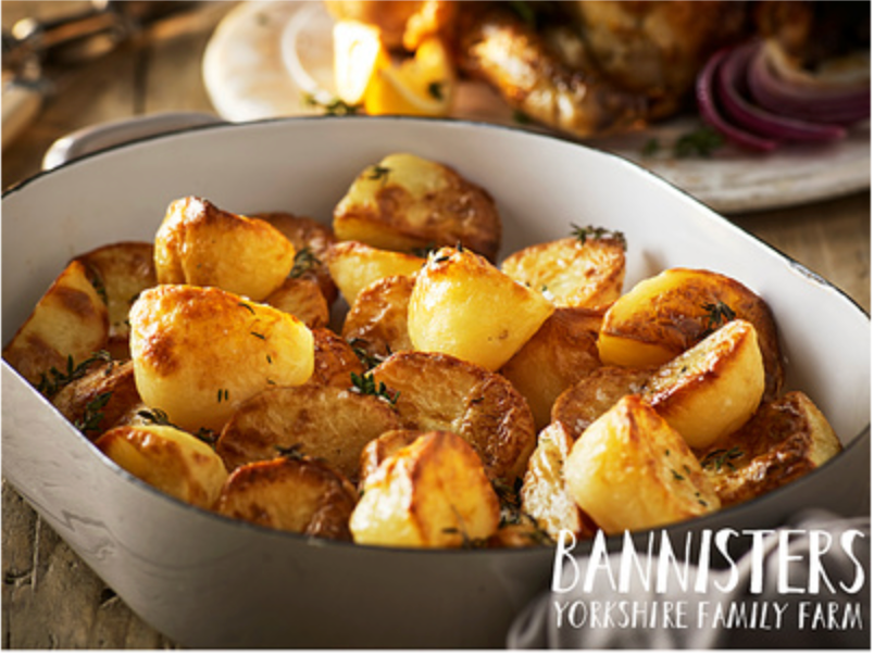 386029 SAV. Bannisters Traditional Roast Potatoes 2.27kg