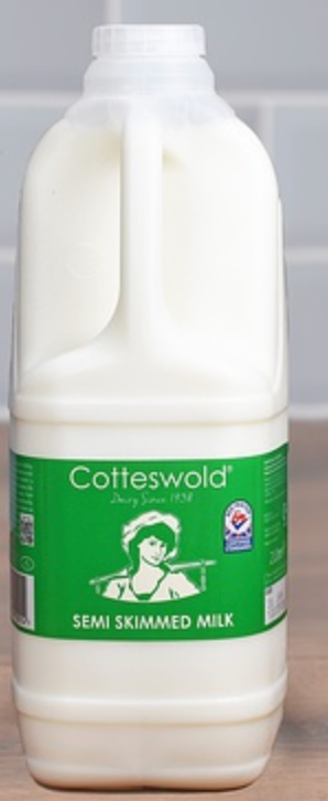 230999 SAV. Cotteswold Dairy Semi Skimmed Milk 2ltr