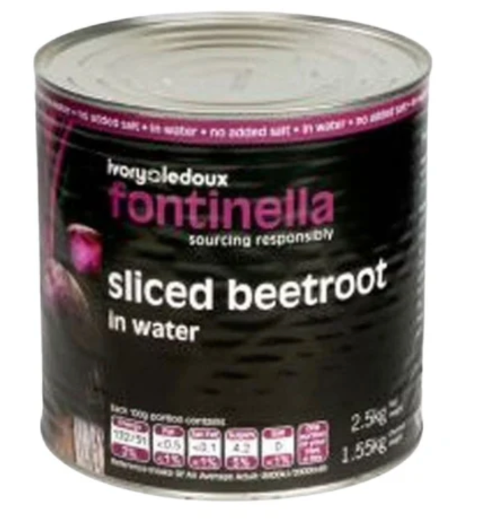 118548 SAV. Fontinella Sliced Beetroot 2.95kg
