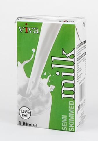 117087 SAV. Lakeland Semi Skimmed Long Life Milk 12 x 1LTR