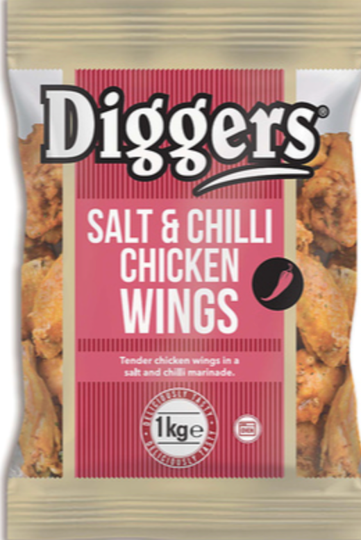 315877 SAV. Diggers Salt and Chilli Chicken Wings 1kg