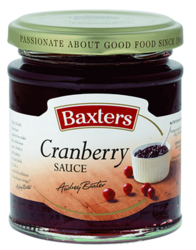 125213 SAV. Baxters Cranberry Sauce 190g