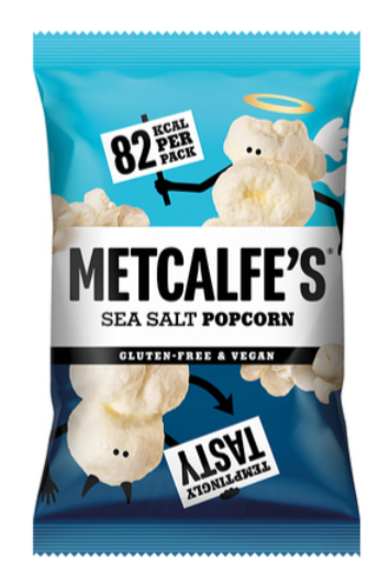111466 SAV. Metcalfe's Sea Salt Popcorn 24 x 17G