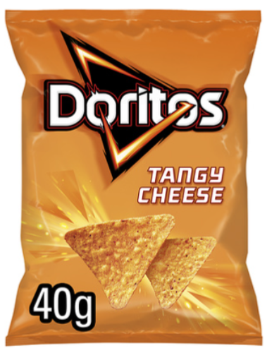 112456 SAV. Doritos Tangy Cheese Tortilla Chips Crisps 32 x 40G