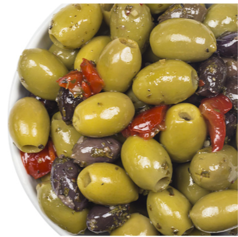 217087 SAV. Belazu Assorted Fresh Harlequin Olives 2.5kg