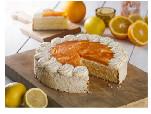 319901 SAV. Mademoiselle Desserts Orange and Lemon Gateau 14PTN