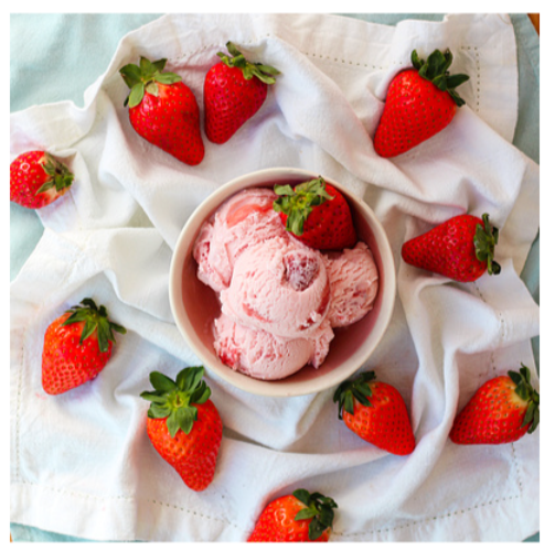 363168 SAV. Marshfield Farm Succulent Strawberry Ice Cream 1 x 5LTR