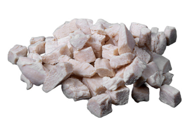 355926 SAV. LaemThong Steamed Cooked Diced Chicken (12mm) 2.5KG