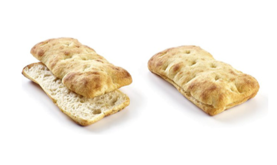 332752 SAV. Panesco Sliced White Schiacciata Romana 8 x 4SGL