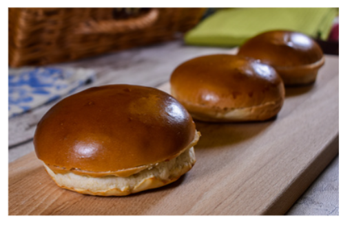 353627 SAV. Fosters Bakery Vegan Brioche Style Sliced Bun 1 x 48SGL
