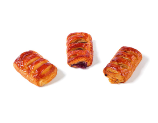 387294 SAV. Delifrance Mini Danish Assortment 35g per Danish 120 x 35G