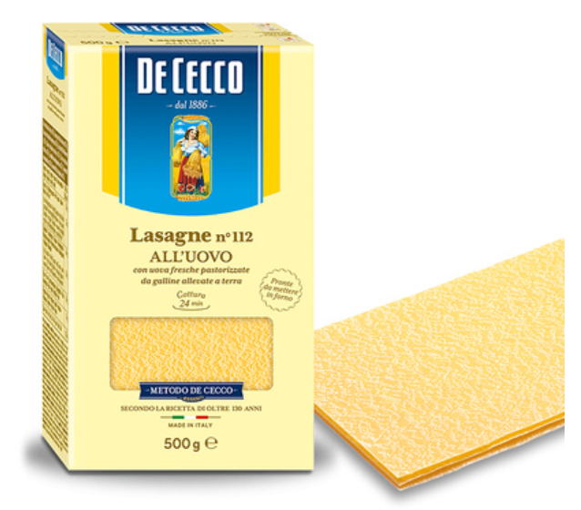 152442 SAV. De Cecco Lasagne Egg No112 500G
