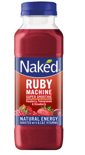 285279 SAV. Naked Ruby Machine Smoothie Drink 8 x 300ML