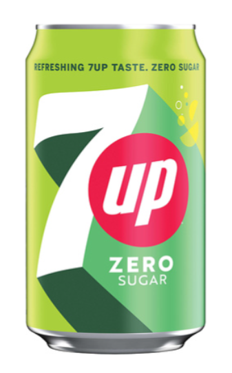 111964 SAV. 7 up Zero Can 24 x 330ML