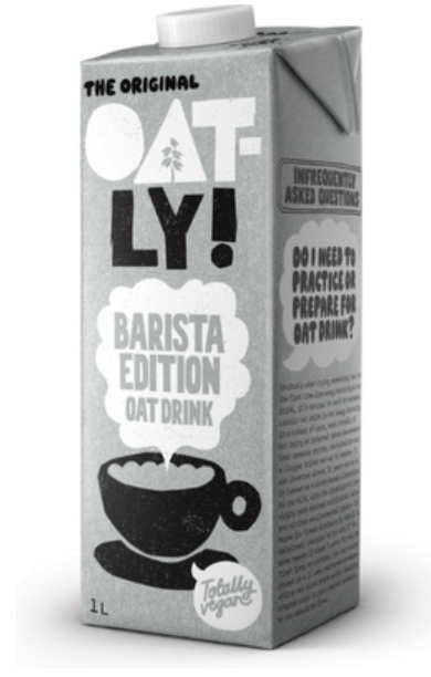 169894 JP. Oatly Oat Milk Barista Style 1LTR