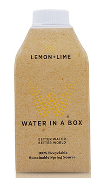100320 SAV. Water in A Box Lemon and Lime Water 500ml (12 Pack) 12 x 500ML