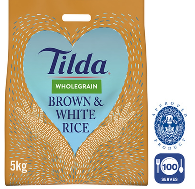 112155 SAV. Tilda Brown and White Rice 5kg