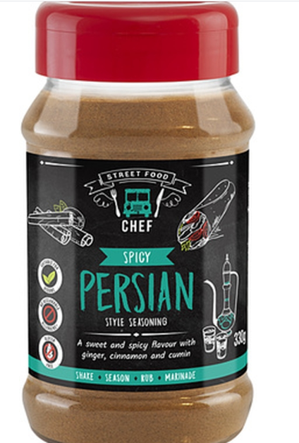 114580 SAV Essential Cuisine Street Food Spicy Persian Style Seasoning 330g