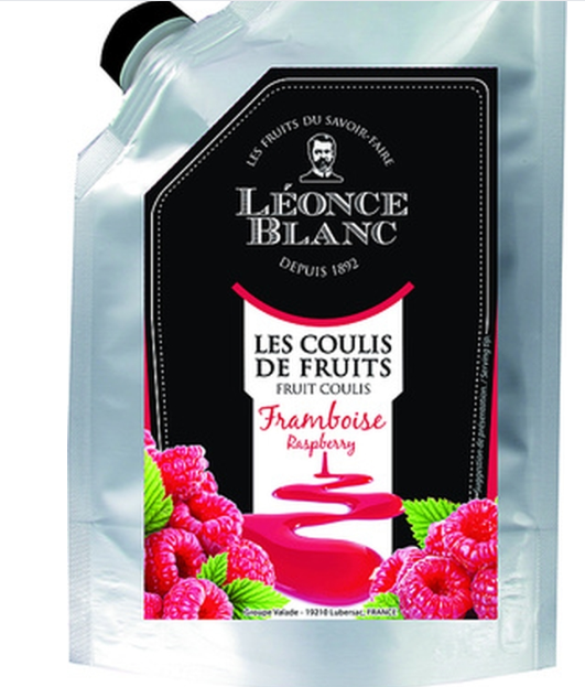 115255 SAV Léonce Blanc Raspberry Fruit Puree 1kg