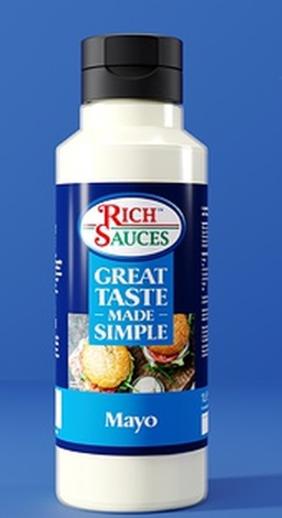 108099 SAV Rich Sauces GTMS Vegan Mayonnaise Squeezy 1ltr