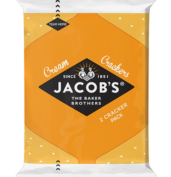 110163 SAV Jacobs Cream Crackers Twinpack (168 Pack)