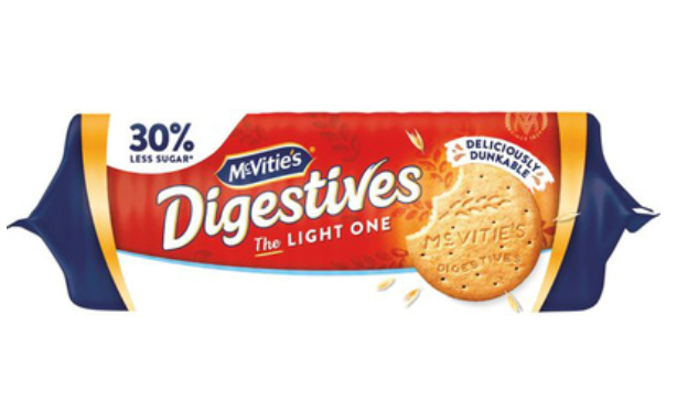 110593 SAV Mcvities The Light One Digestive 250g (8 Pack)