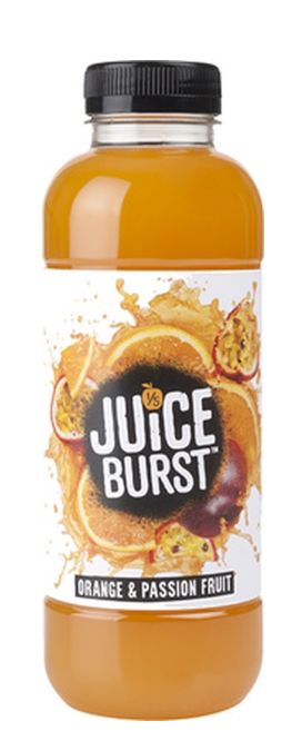 103189 SAV. Juice Burst Orange and Passion Fruit Juice 330ml (12 Pack)