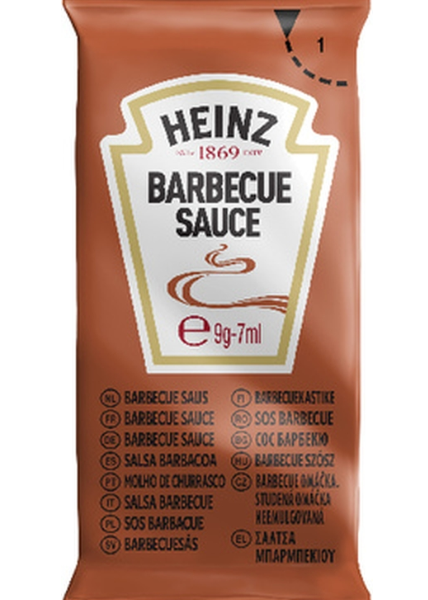 129187 SAV Heinz Barbeque Sauce Sachet (250 Pack)